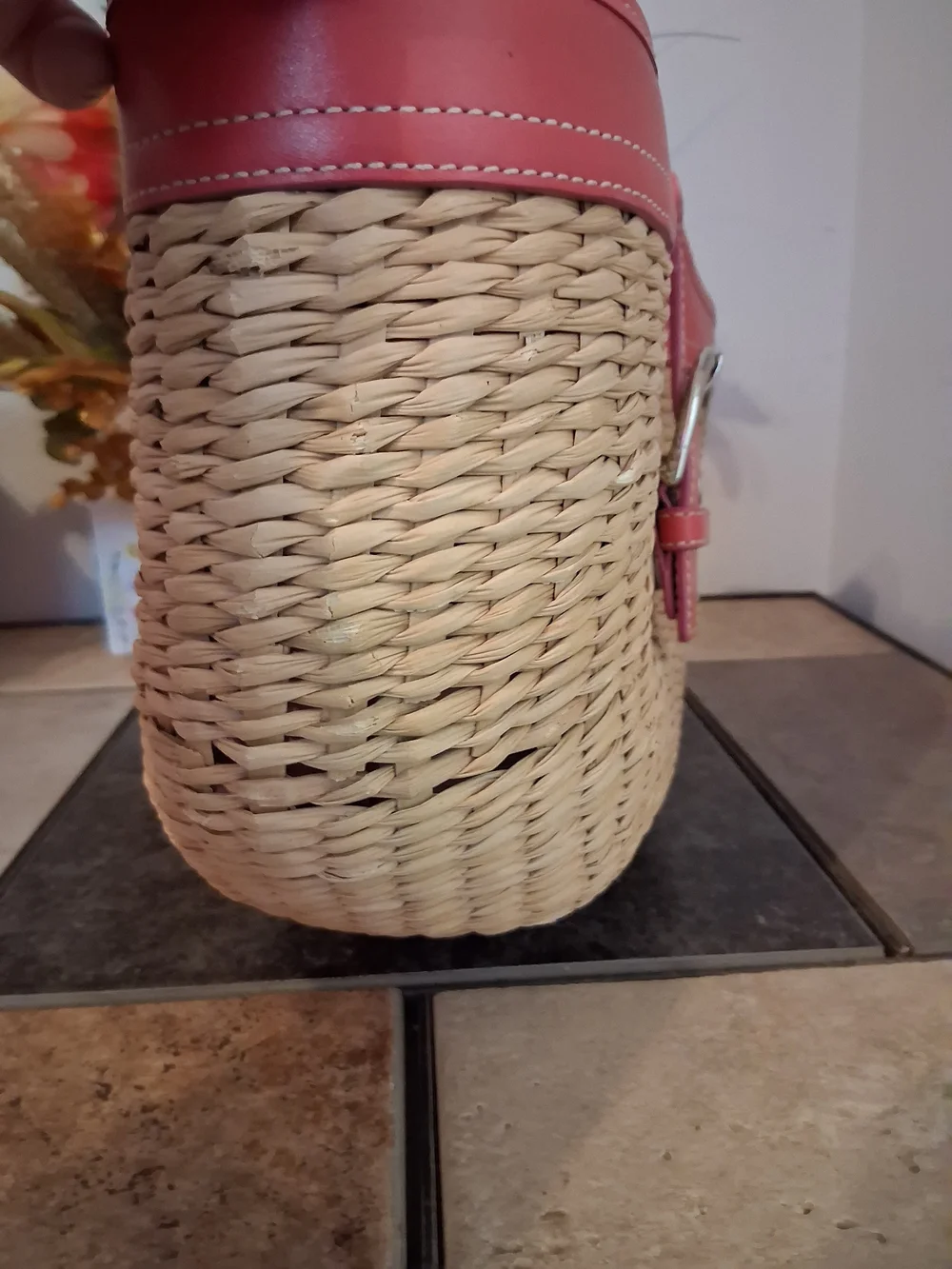 Coach Soho Woven Straw Basket Tote